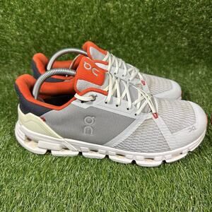 ON CLOUD Running CLOUDFLYER Men's SZ 10 Walking Running Shoes Gray/Flame Orange